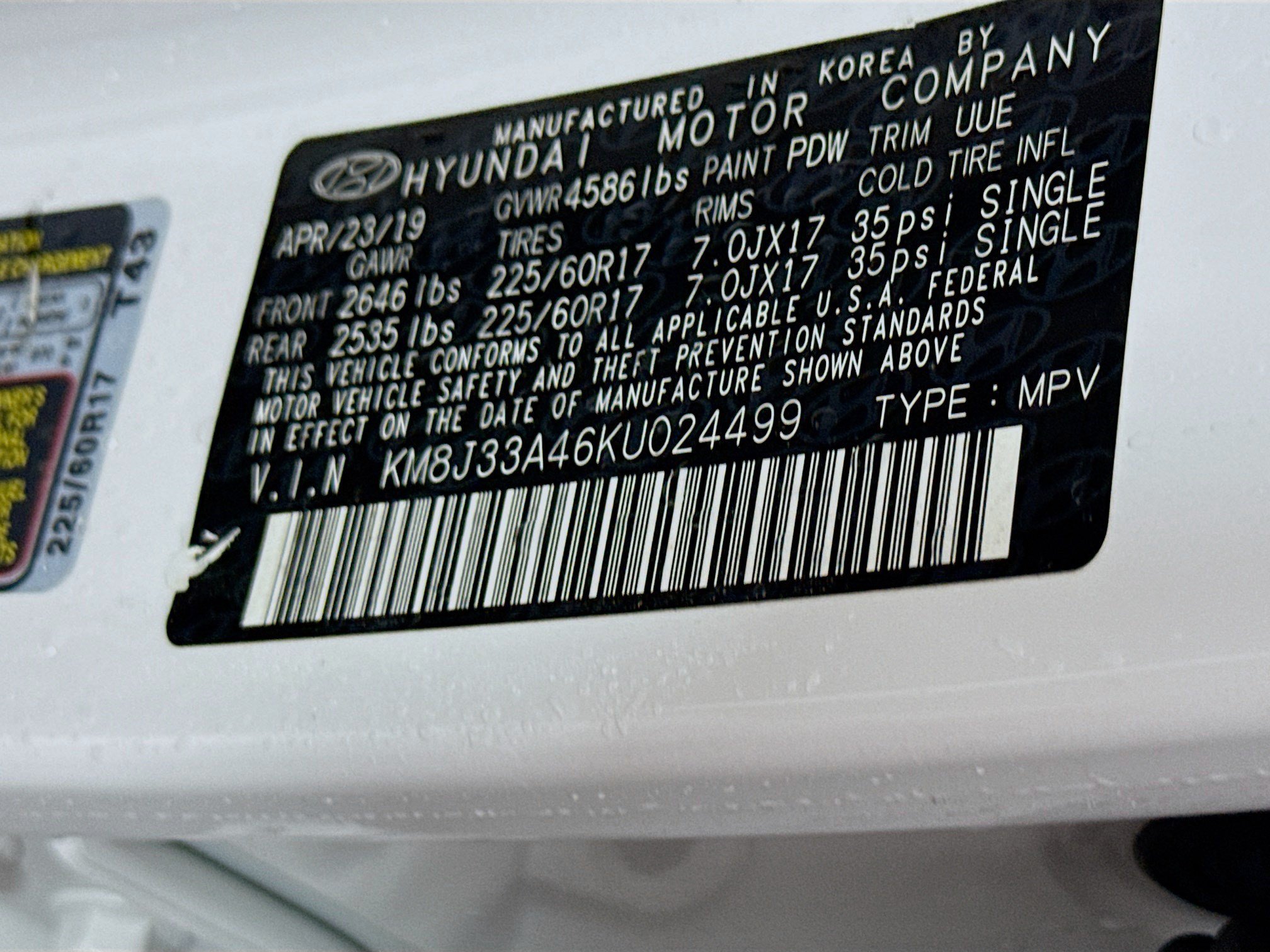 Used 2019 Hyundai Tucson Value FWD image 40