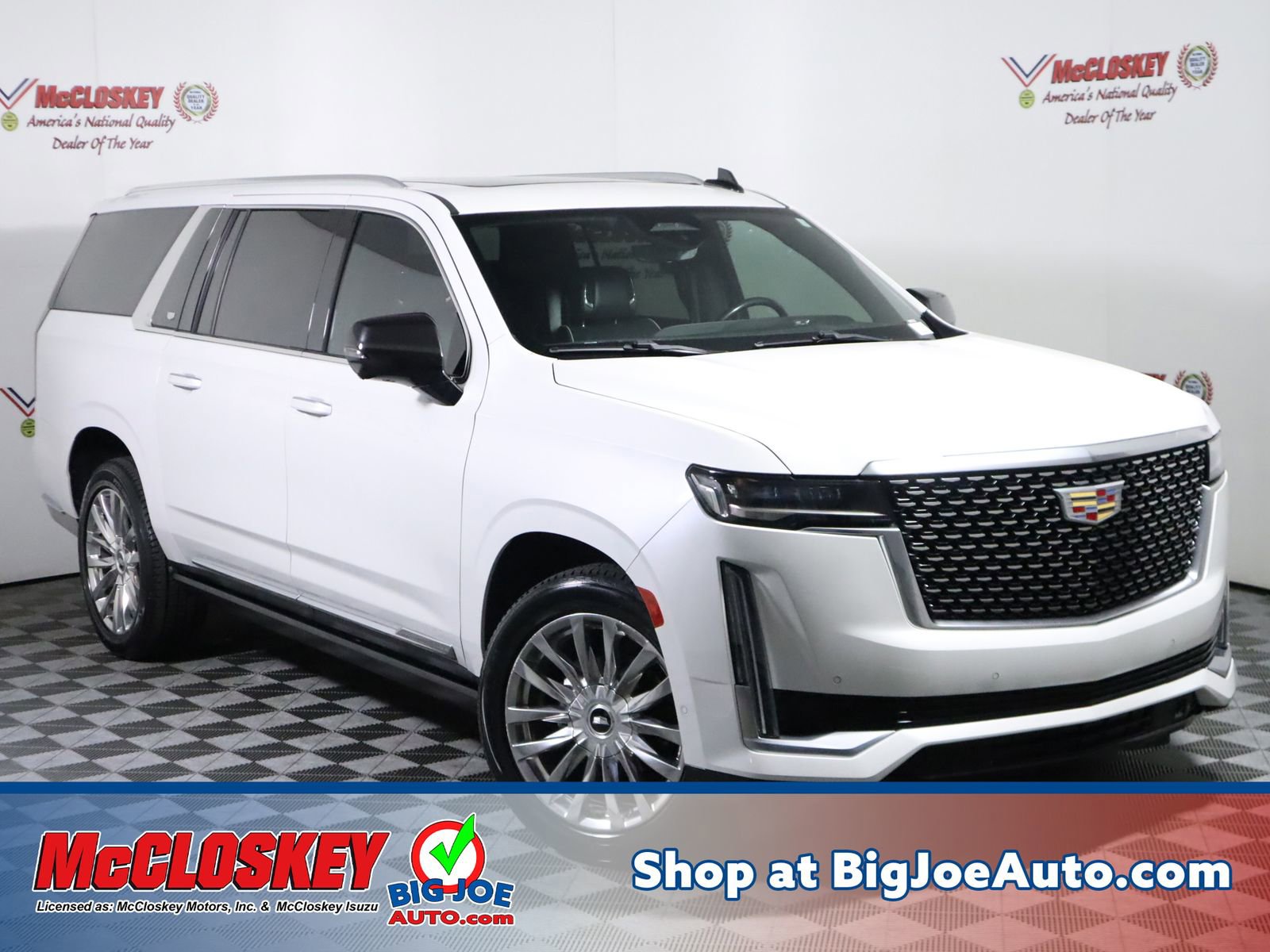 Used 2021 Cadillac Escalade ESV Premium Luxury w/ Driver Assist Tech Package AWD/4WD image 1