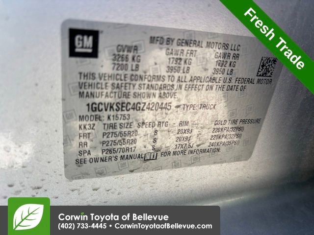 Used 2016 Chevrolet Silverado 1500 LTZ w/ Sport Package image 12