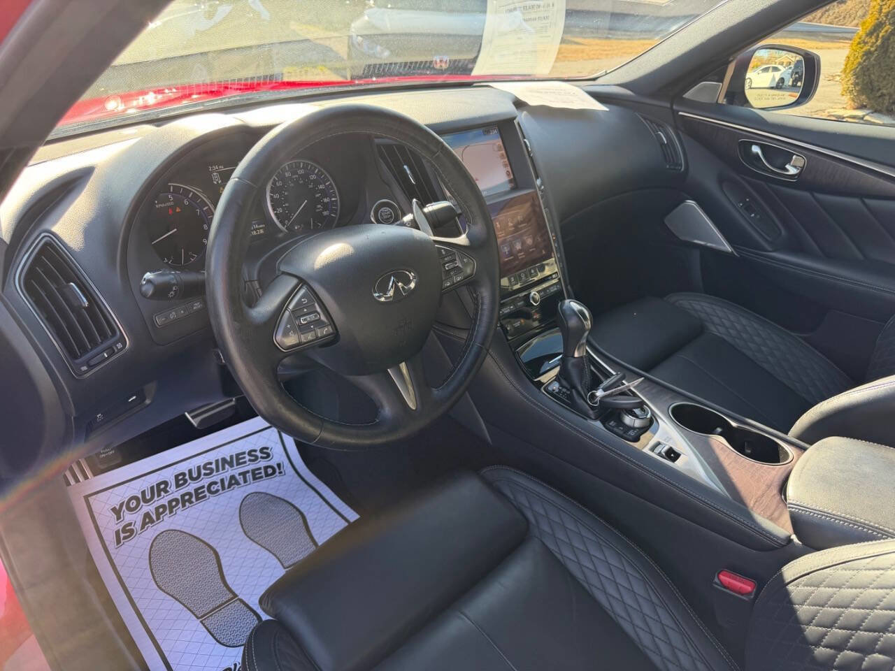 Used 2017 INFINITI Q50 Red Sport 400 image 11