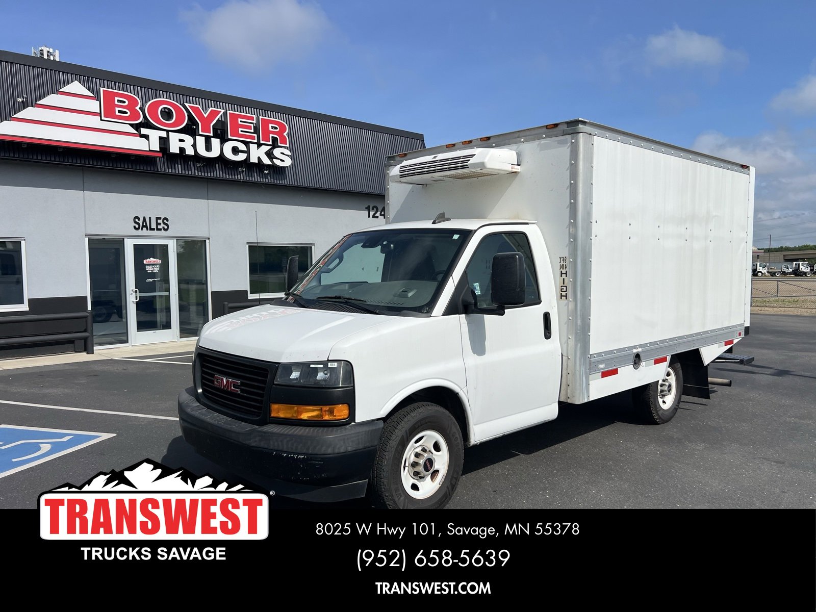 Used 2020 GMC Savana 3500 12' Reefer Van w/ Power Convenience Package