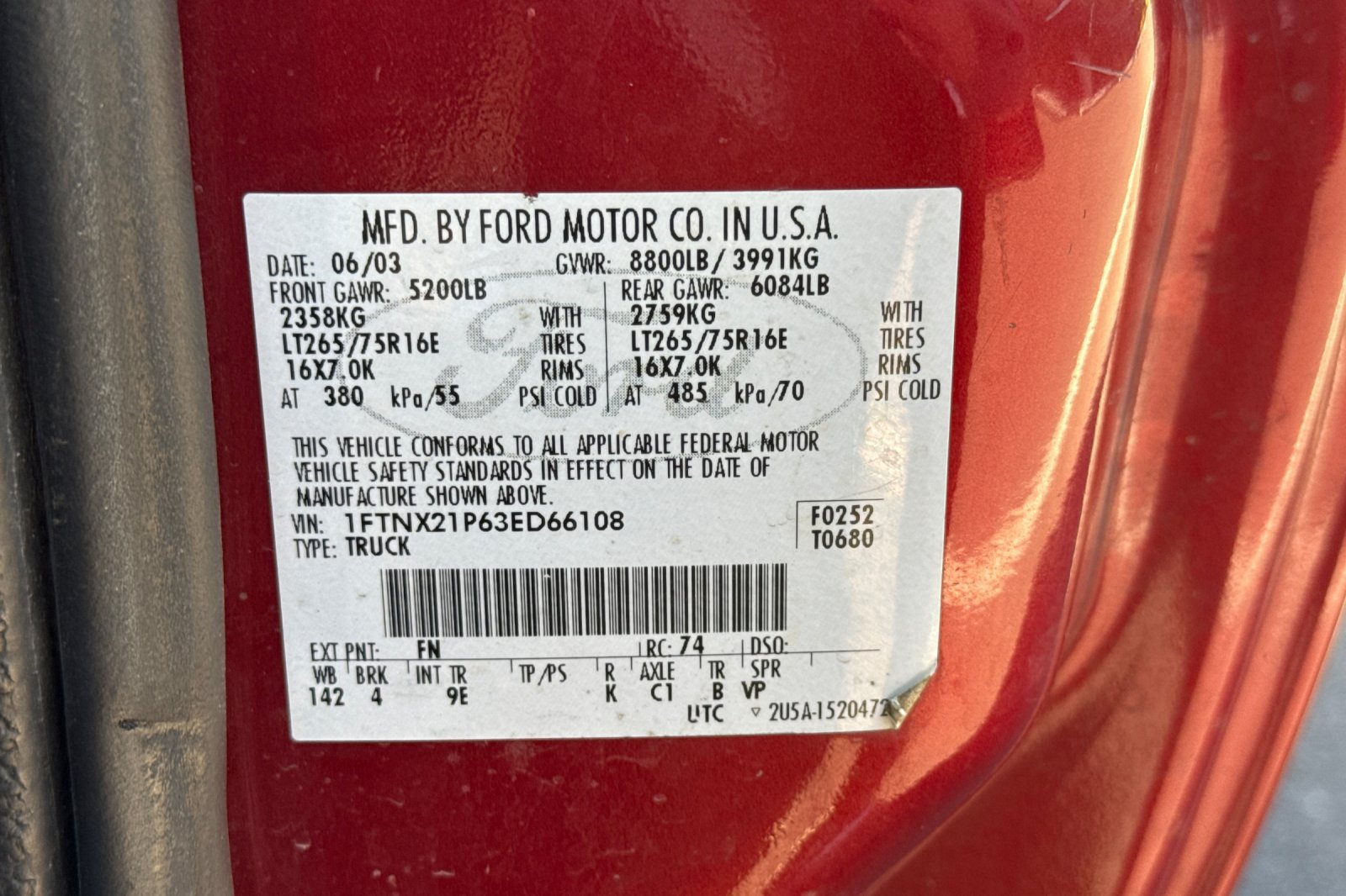 Used 2003 Ford F250 Lariat AWD/4WD image 25