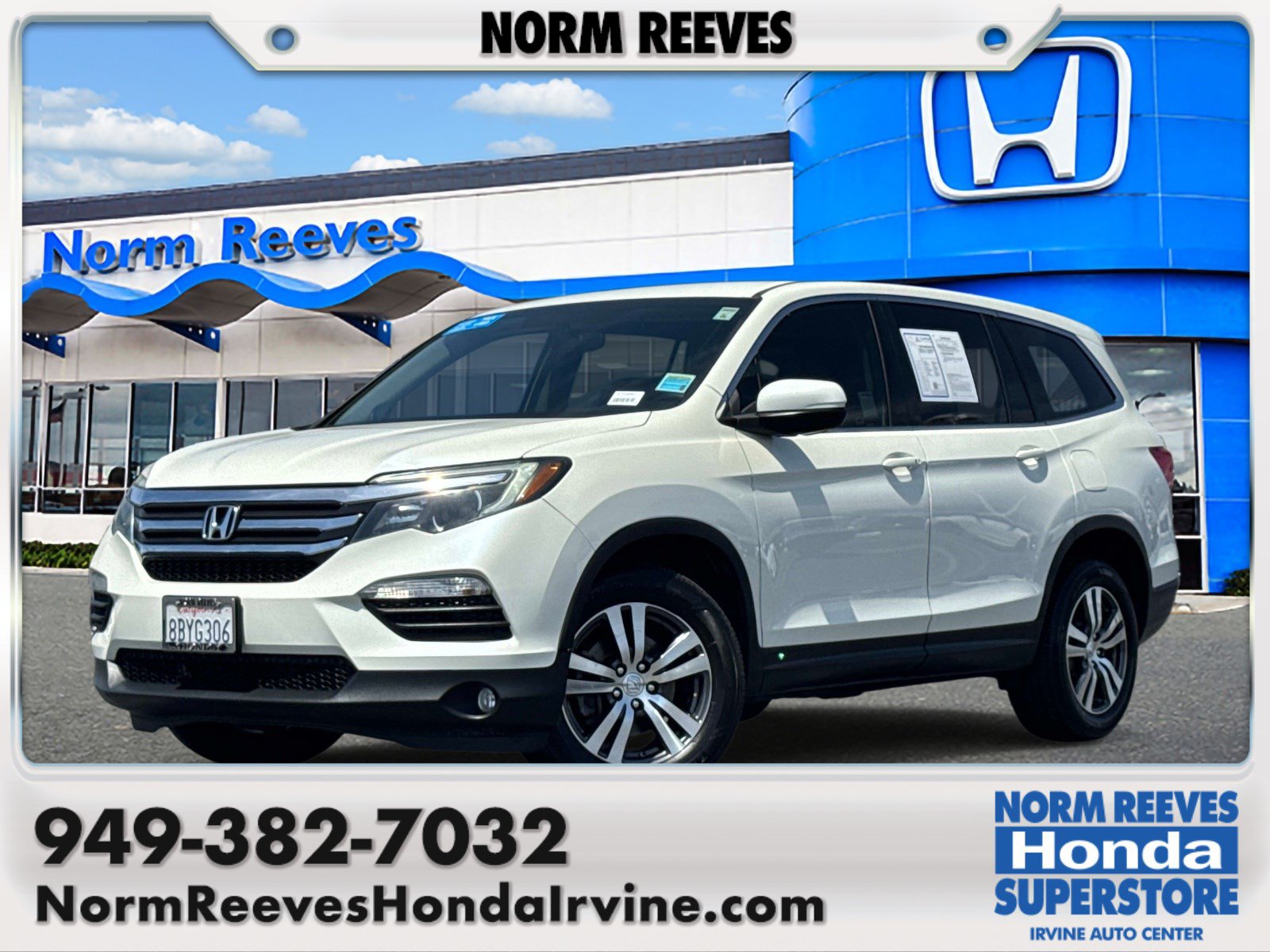 Certified 2017 Honda Pilot EX
