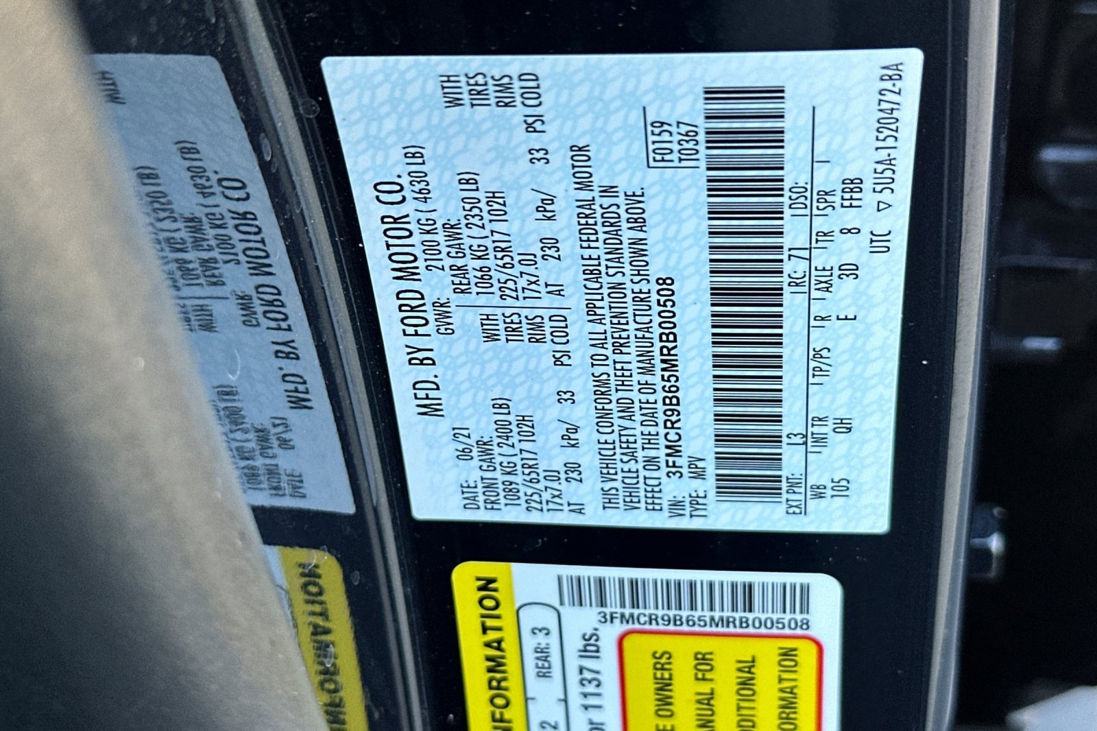 Used 2021 Ford Bronco Sport Big Bend image 28