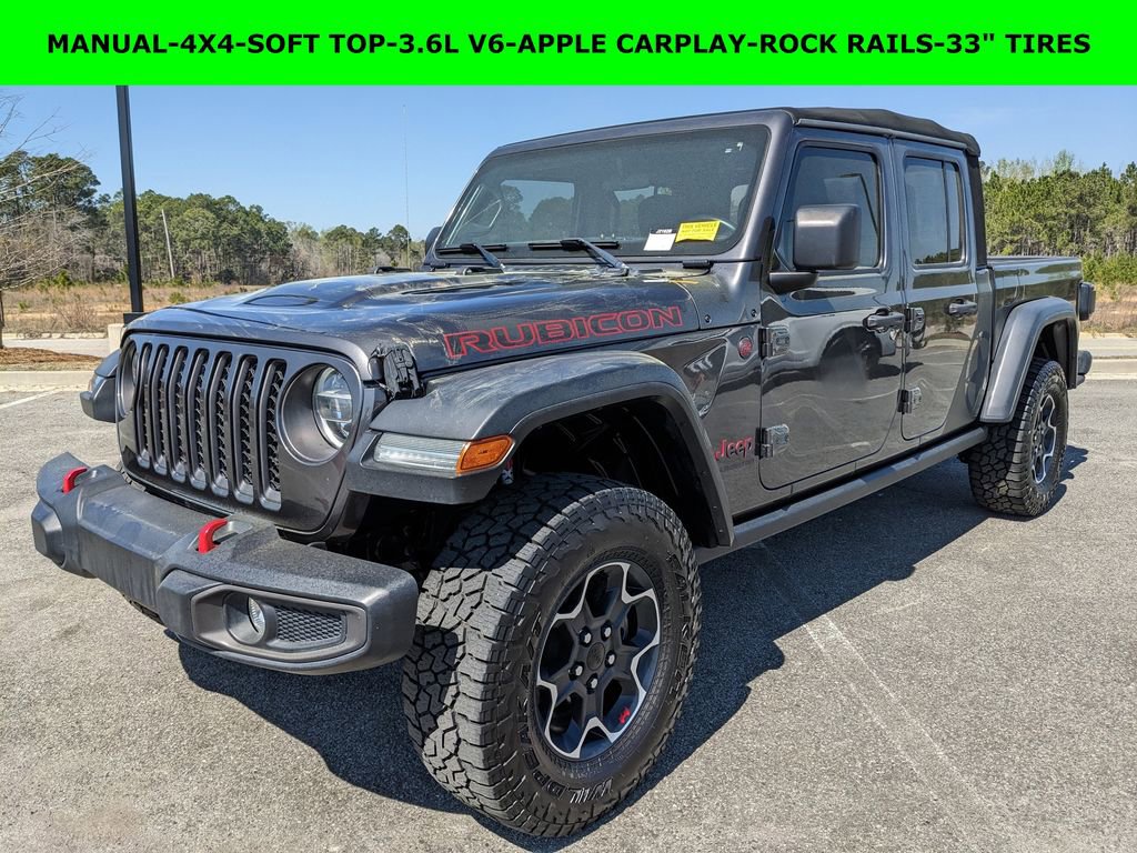Used 2021 Jeep Gladiator Rubicon w/ LED Lighting Group image 1