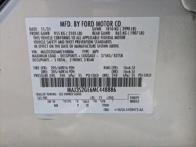Used 2021 Ford EcoSport SE FWD image 25