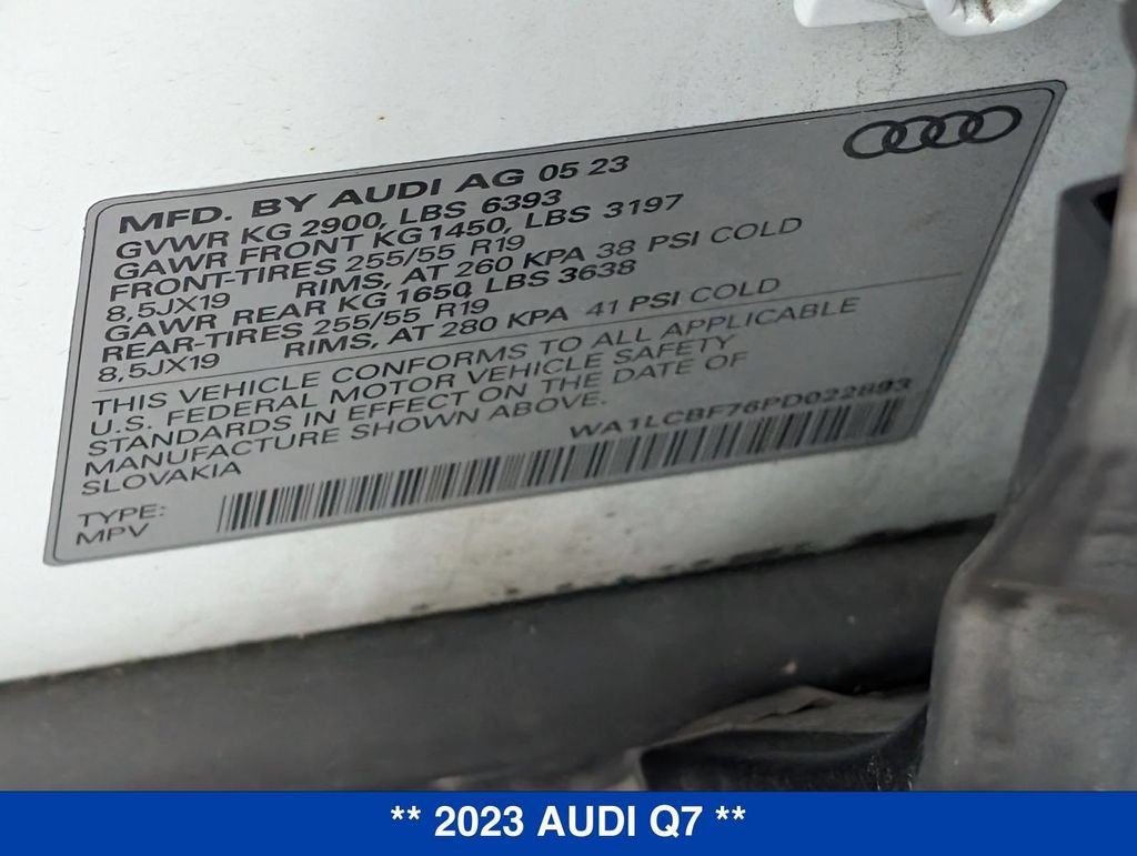 Used 2023 Audi Q7 2.0T Premium Plus w/ Premium Plus Package AWD/4WD image 42