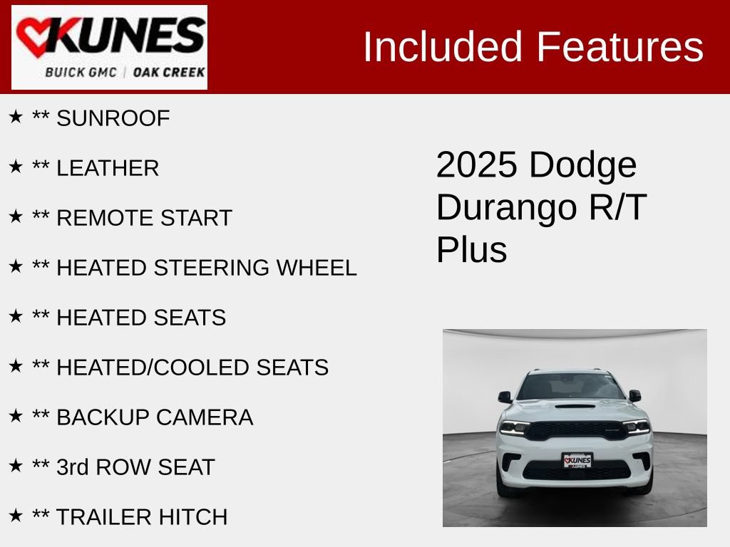 Used 2025 Dodge Durango R/T AWD/4WD image 2