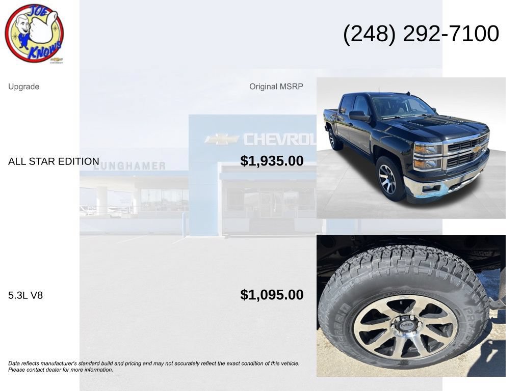 Used 2015 Chevrolet Silverado 1500 LT w/ All Star Edition AWD/4WD image 5