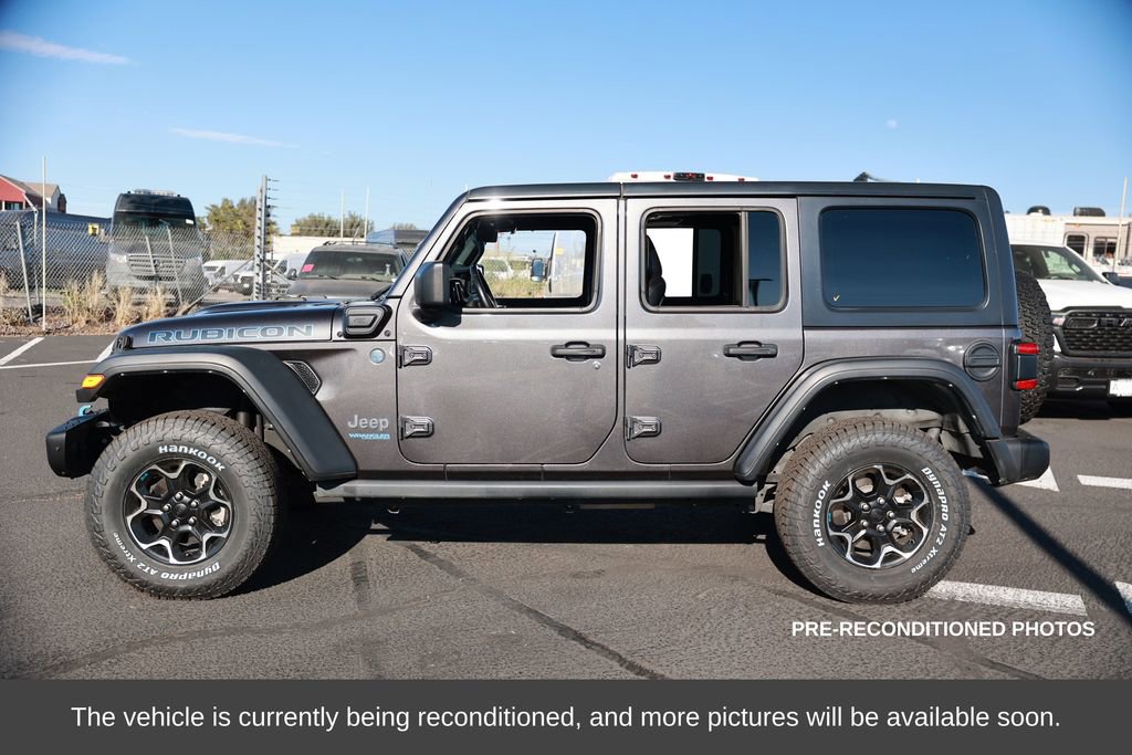 Used 2021 Jeep Wrangler Unlimited Rubicon 4xe w/ Steel Bumper Group image 2