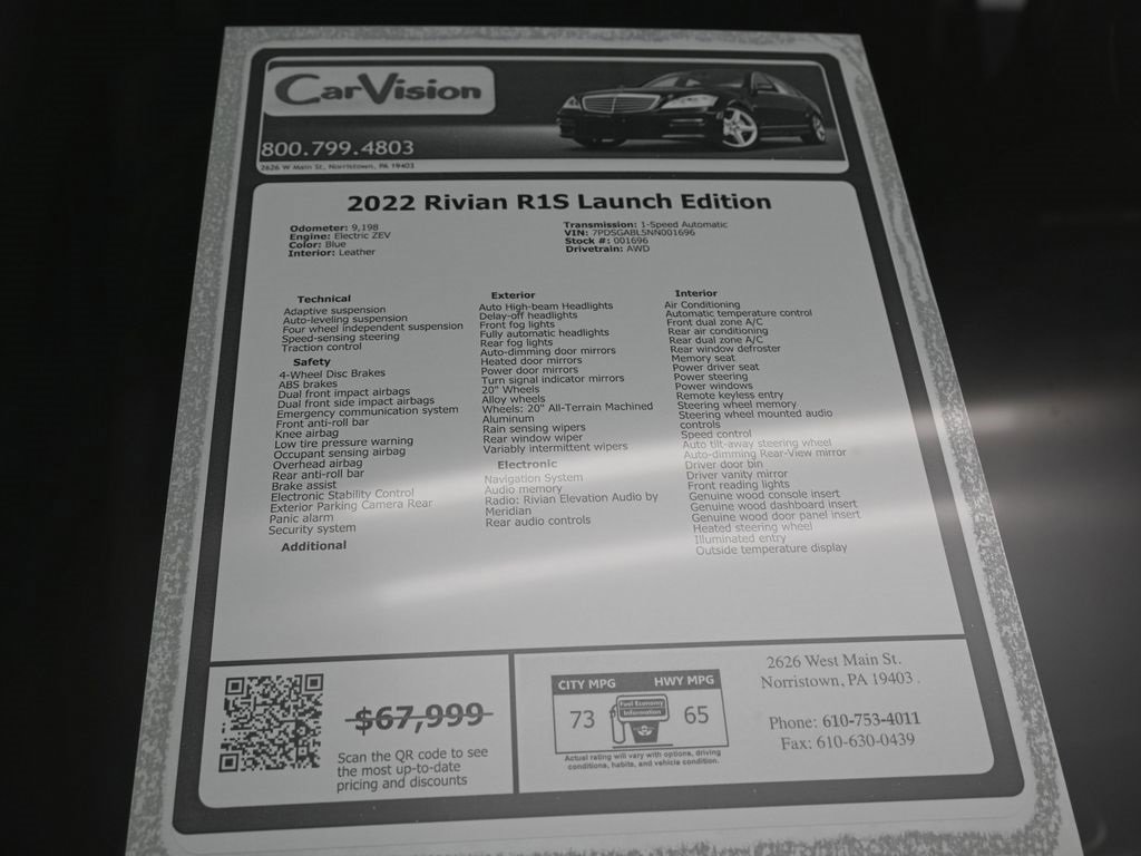 Used 2022 Rivian R1S Launch Edition image 34