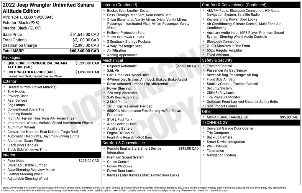 Used 2022 Jeep Wrangler Unlimited Sahara image 13