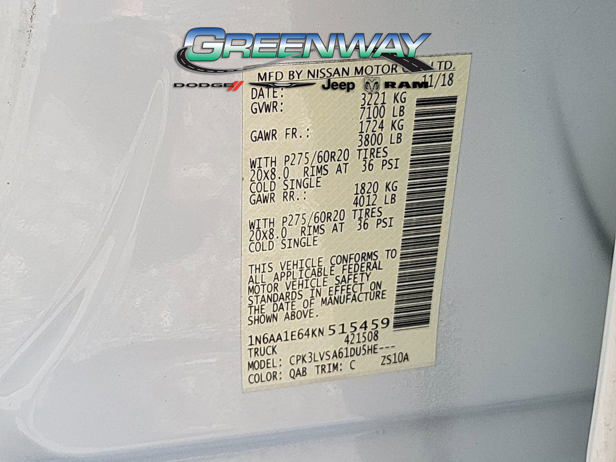 Used 2019 Nissan Titan SL w/ Chrome Package RWD image 28