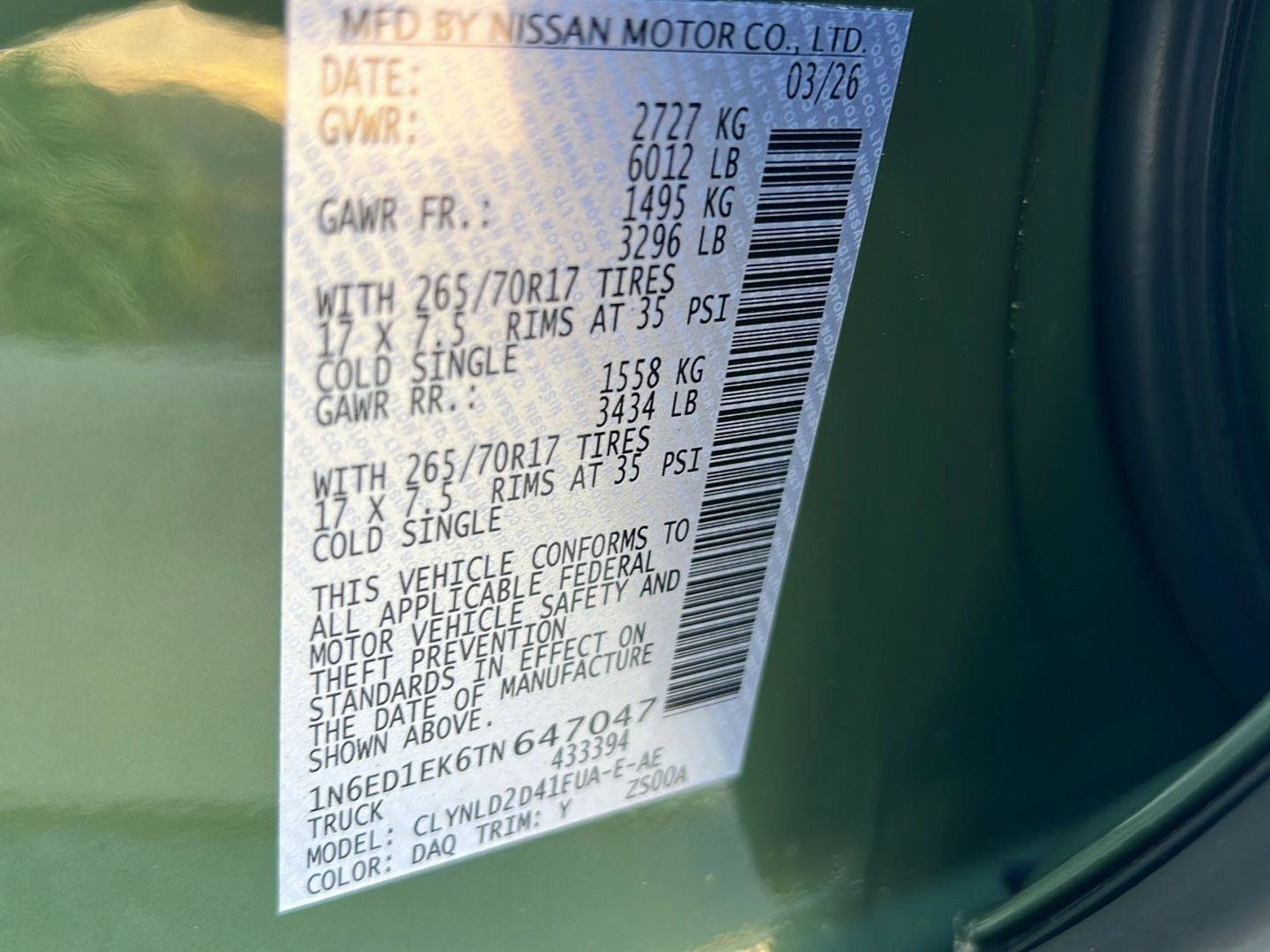 New 2026 Nissan Frontier PRO-4X w/ Pro Premium Package image 37