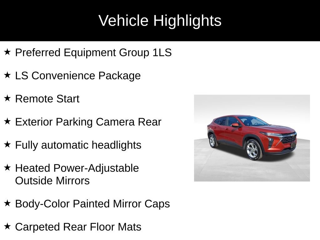 Used 2024 Chevrolet Trax LS w/ LS Convenience Package image 2