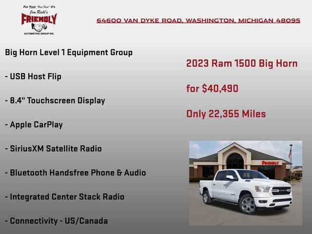 Used 2023 RAM 1500 Big Horn AWD/4WD image 20