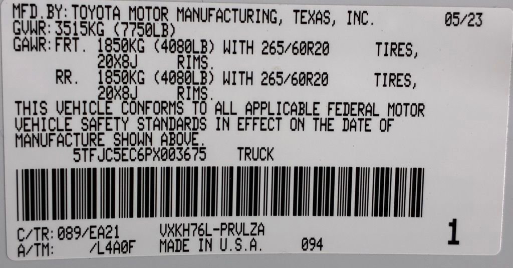 Used 2023 Toyota Tundra Limited image 59