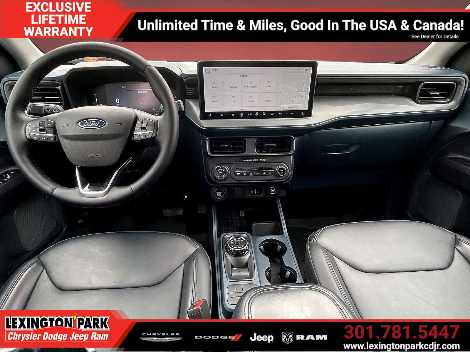 Used 2025 Ford Maverick Lariat w/ Black Appearance Package AWD/4WD image 8