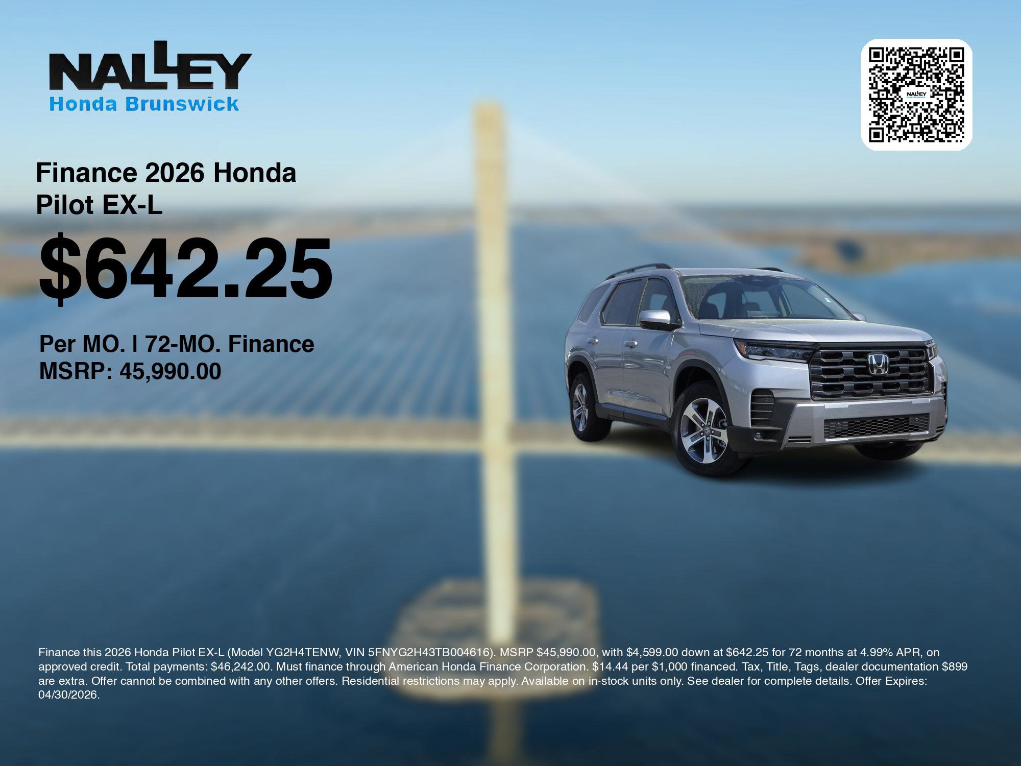 New 2026 Honda Pilot EX-L image 7