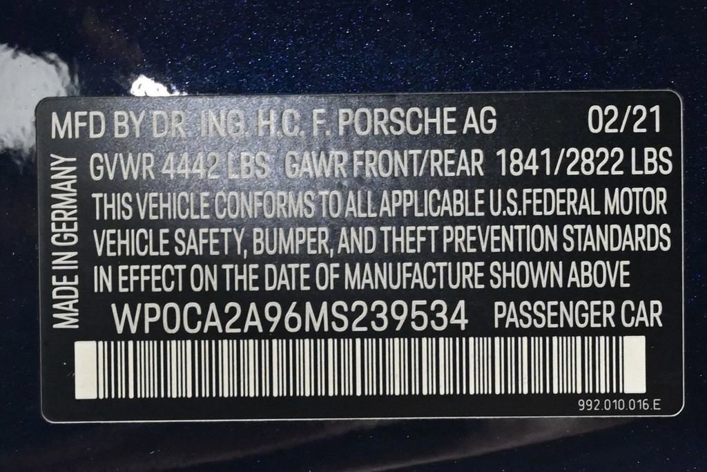 Certified 2021 Porsche 911 Carrera RWD image 26