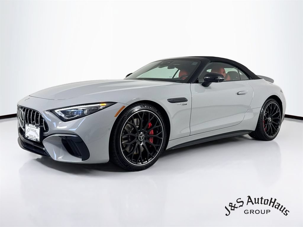 Used 2022 Mercedes-Benz SL 55 AMG 4MATIC w/ Driver Assistance Package image 47