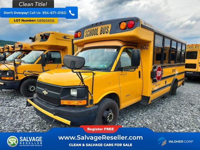 Used 2014 Chevrolet Express 4500 w/ School Bus Package