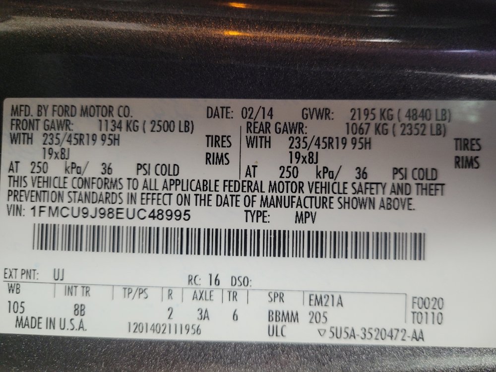Used 2014 Ford Escape Titanium w/ Equipment Group 401A AWD/4WD image 33