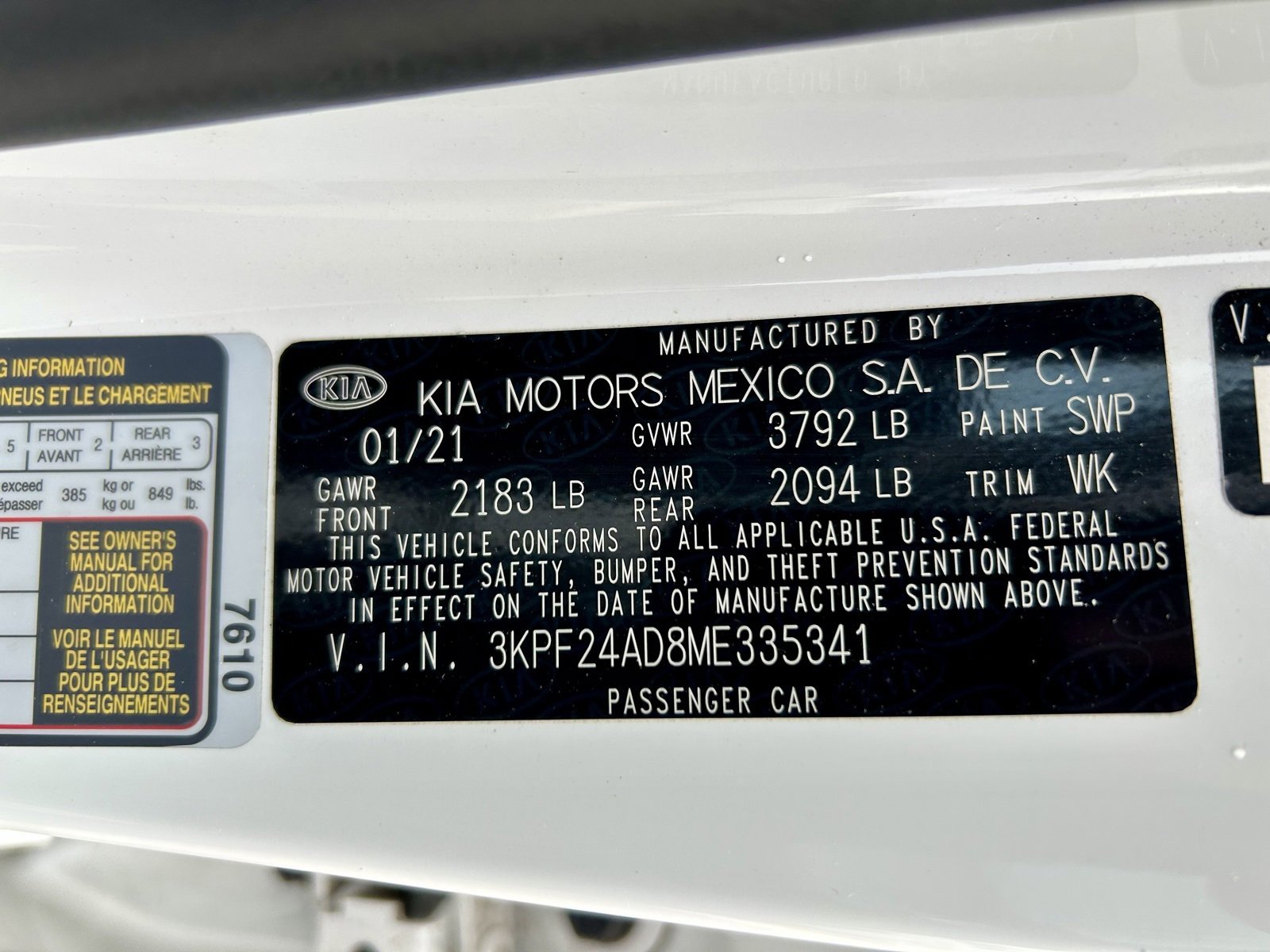 Certified 2021 Kia Forte LXS image 24