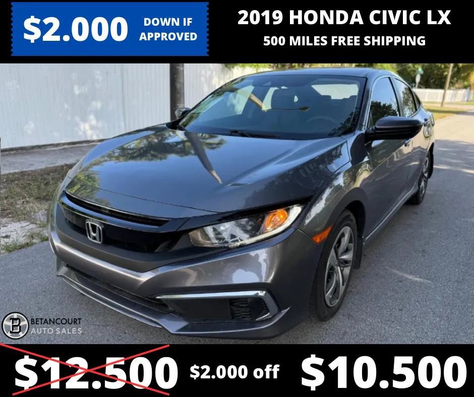 Used 2019 Honda Civic LX