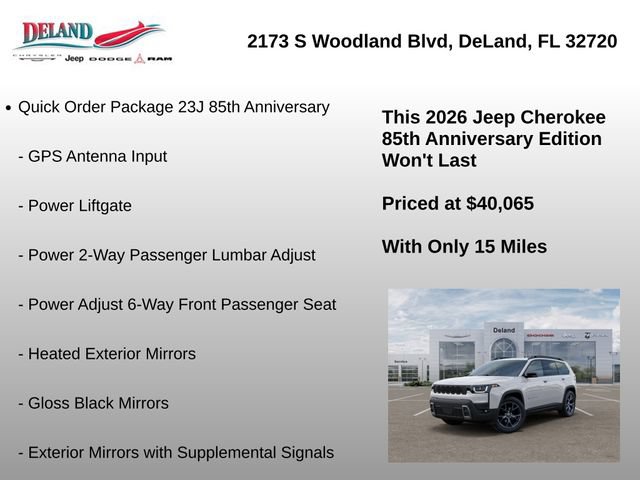 New 2026 Jeep Cherokee Limited AWD/4WD image 16