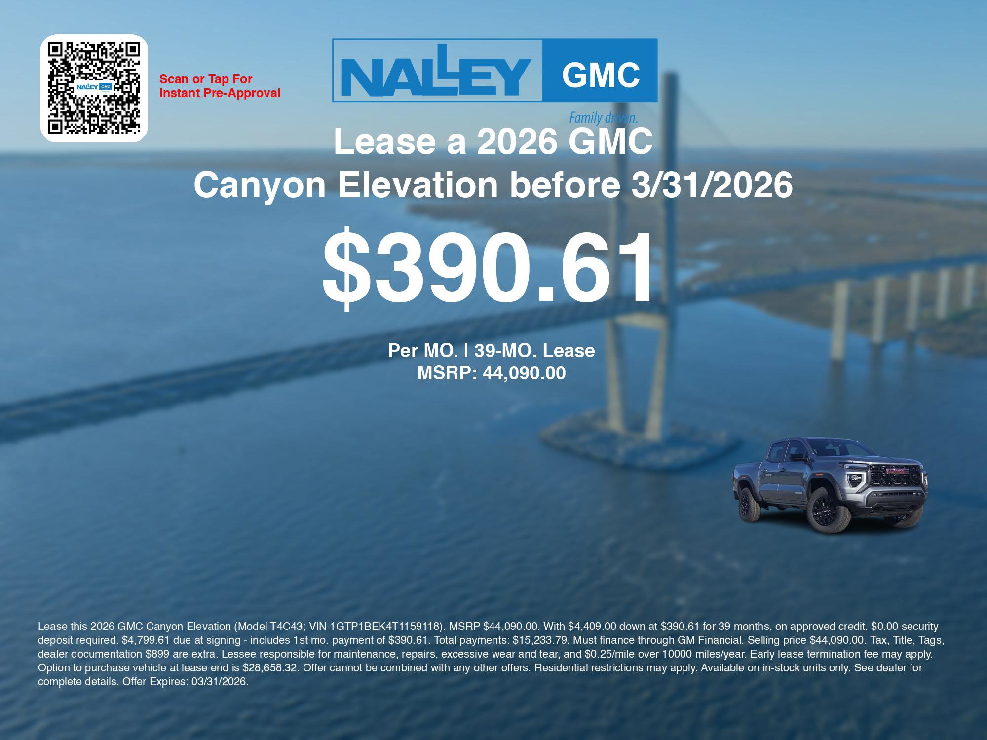New 2026 GMC Canyon Elevation w/ Convenience Package image 3