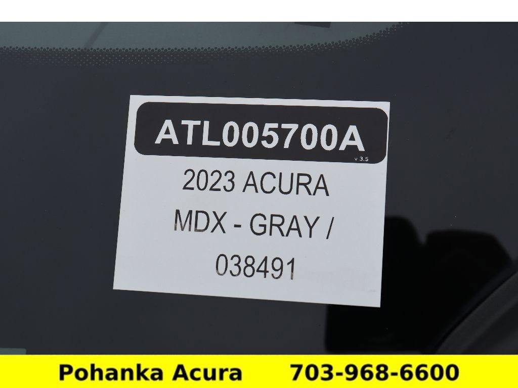 Certified 2023 Acura MDX SH-AWD w/ Advance Package image 38