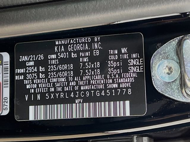 New 2026 Kia Sorento S image 34