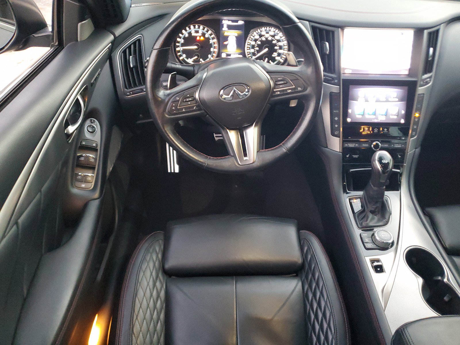 Used 2018 INFINITI Q50 Red Sport 400 w/ Sensory Package (Sport) image 12