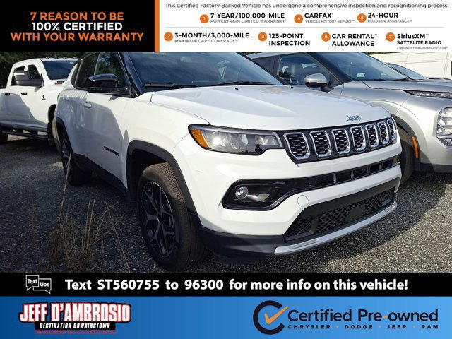 Certified 2025 Jeep Compass Limited