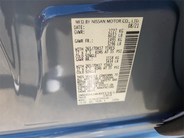 Used 2022 Nissan Frontier PRO-4X w/ Off-Road Protection Package image 18