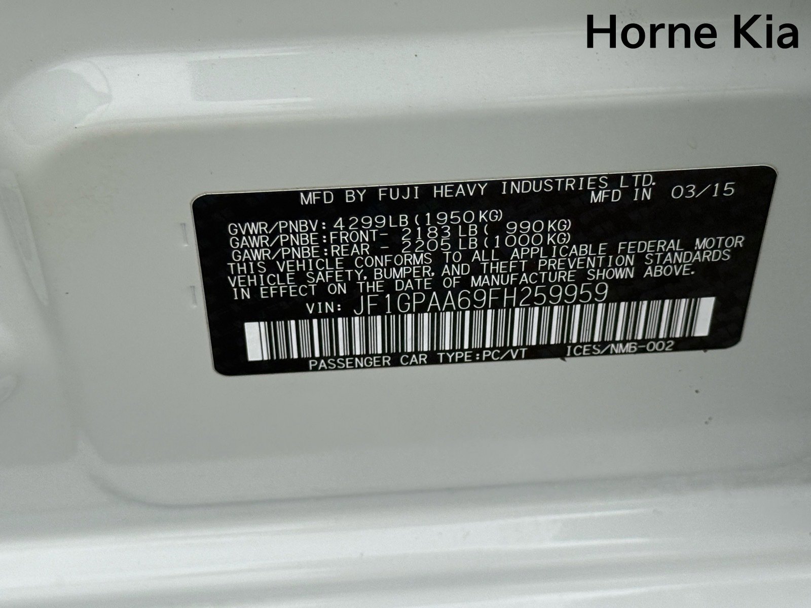 Used 2015 Subaru Impreza 2.0i image 28