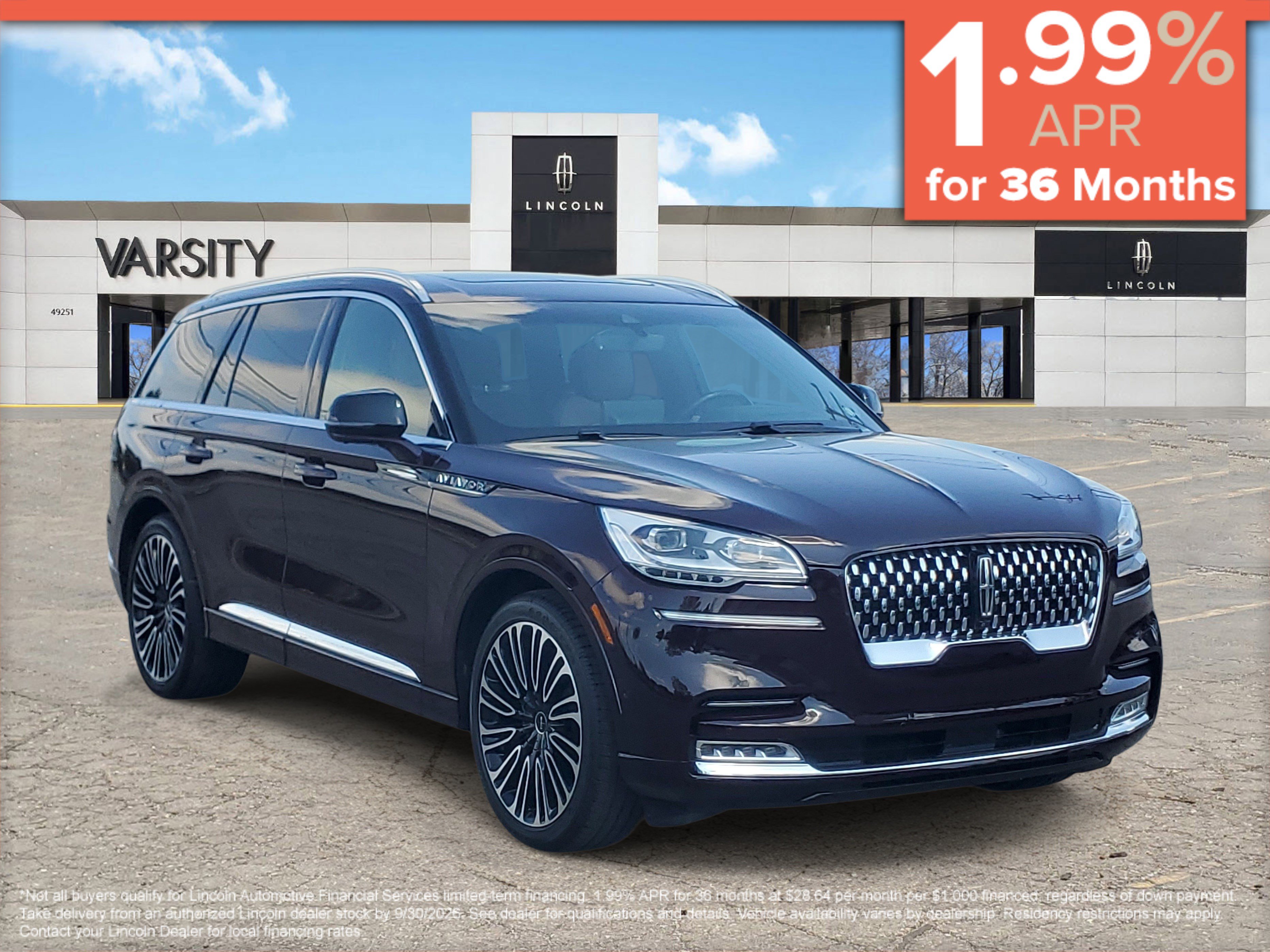 Certified 2023 Lincoln Aviator Black Label w/ Dynamic Handling Package AWD/4WD 360° Tour