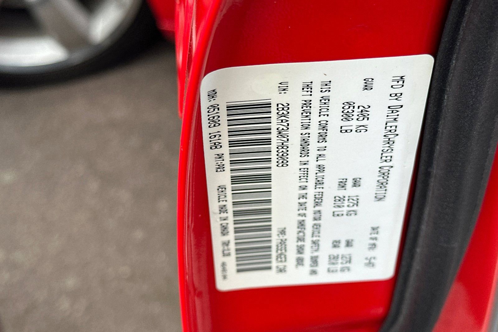 Used 2007 Dodge Charger SRT8 w/ SRT Option Group III image 27