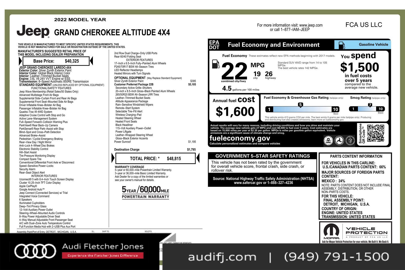Used 2022 Jeep Grand Cherokee Altitude image 26