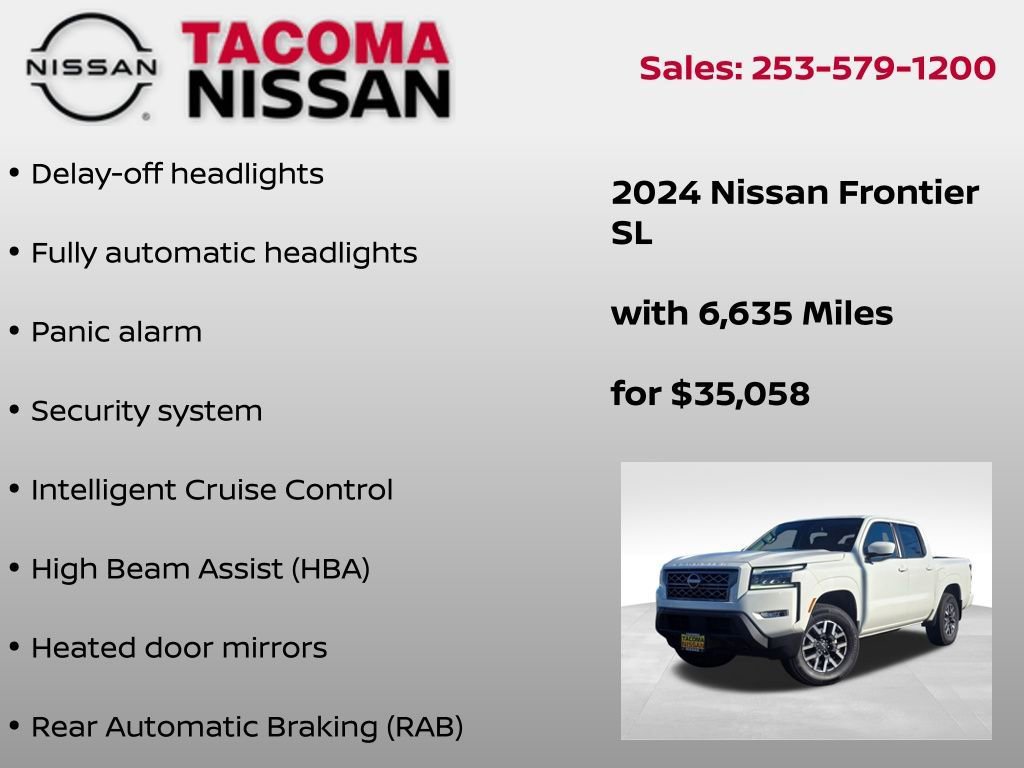 Certified 2024 Nissan Frontier SL w/ Technology Package image 30
