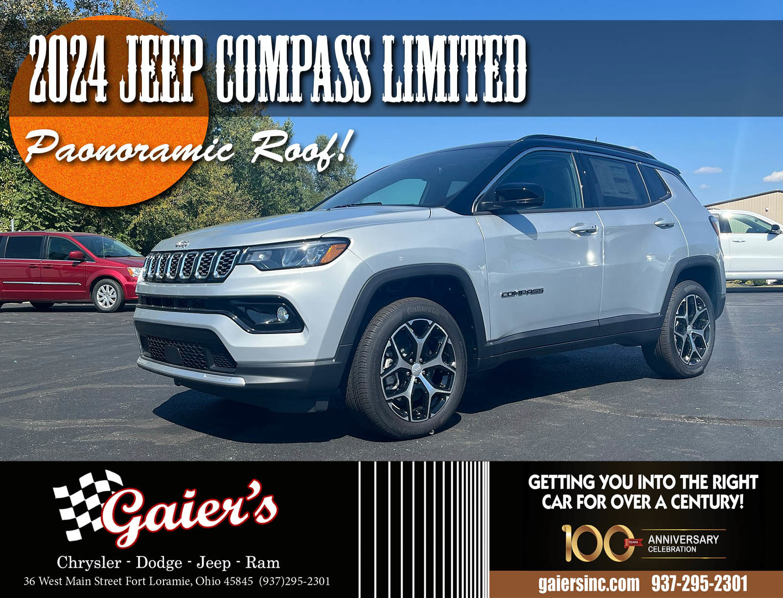 New 2024 Jeep Compass Limited w/ Sun and Sound Group image 1