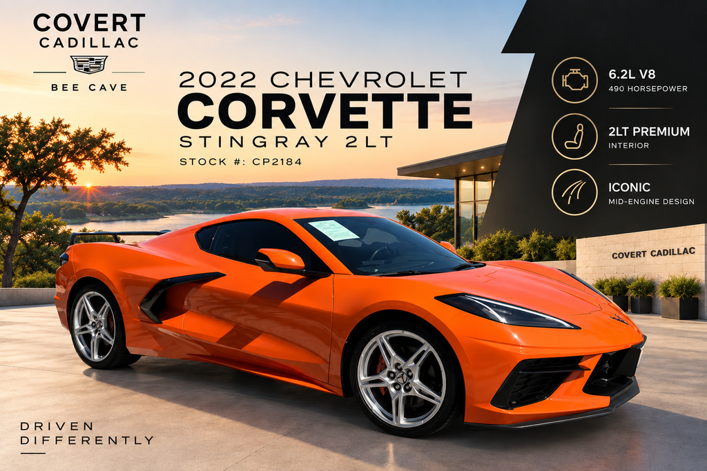 Used 2022 Chevrolet Corvette Stingray Preferred Cpe w/ 2LT RWD 360° Tour