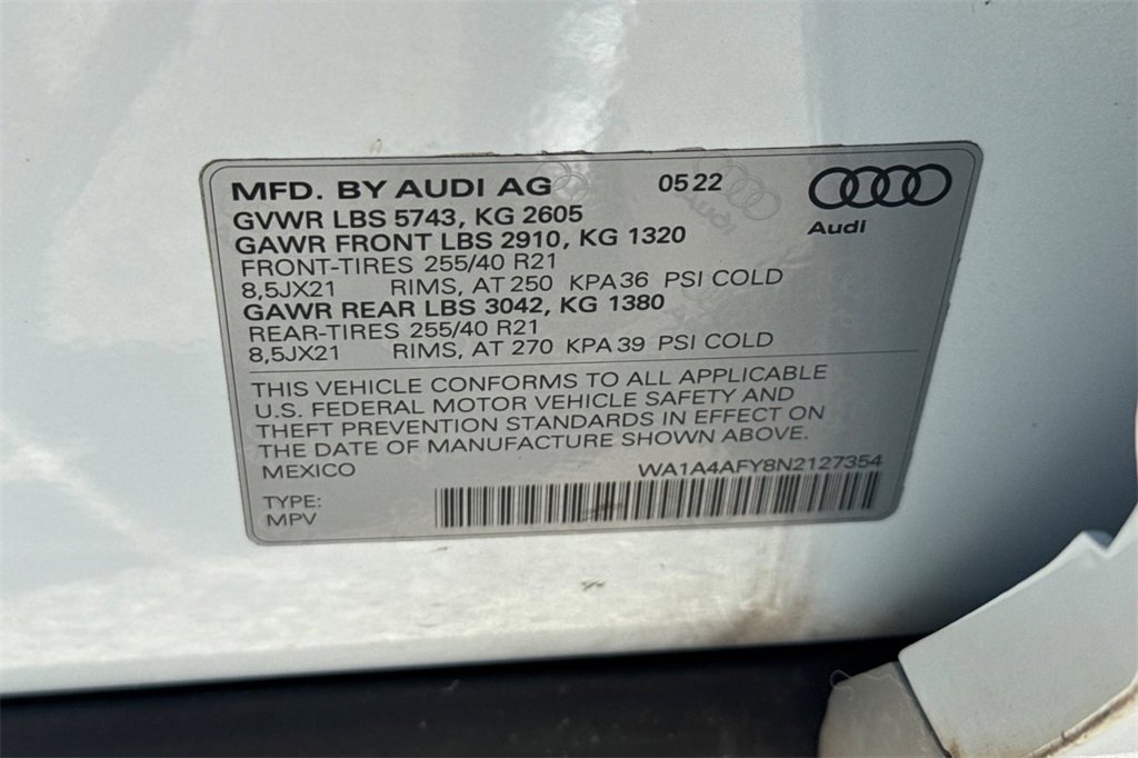 Used 2022 Audi SQ5 Premium image 28