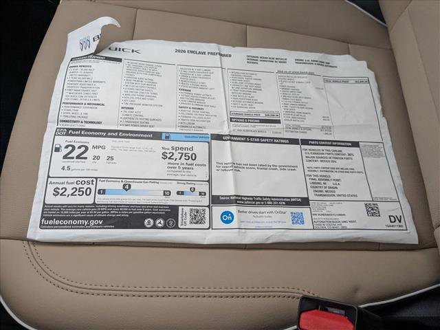 New 2026 Buick Enclave Preferred w/ Power Package image 19