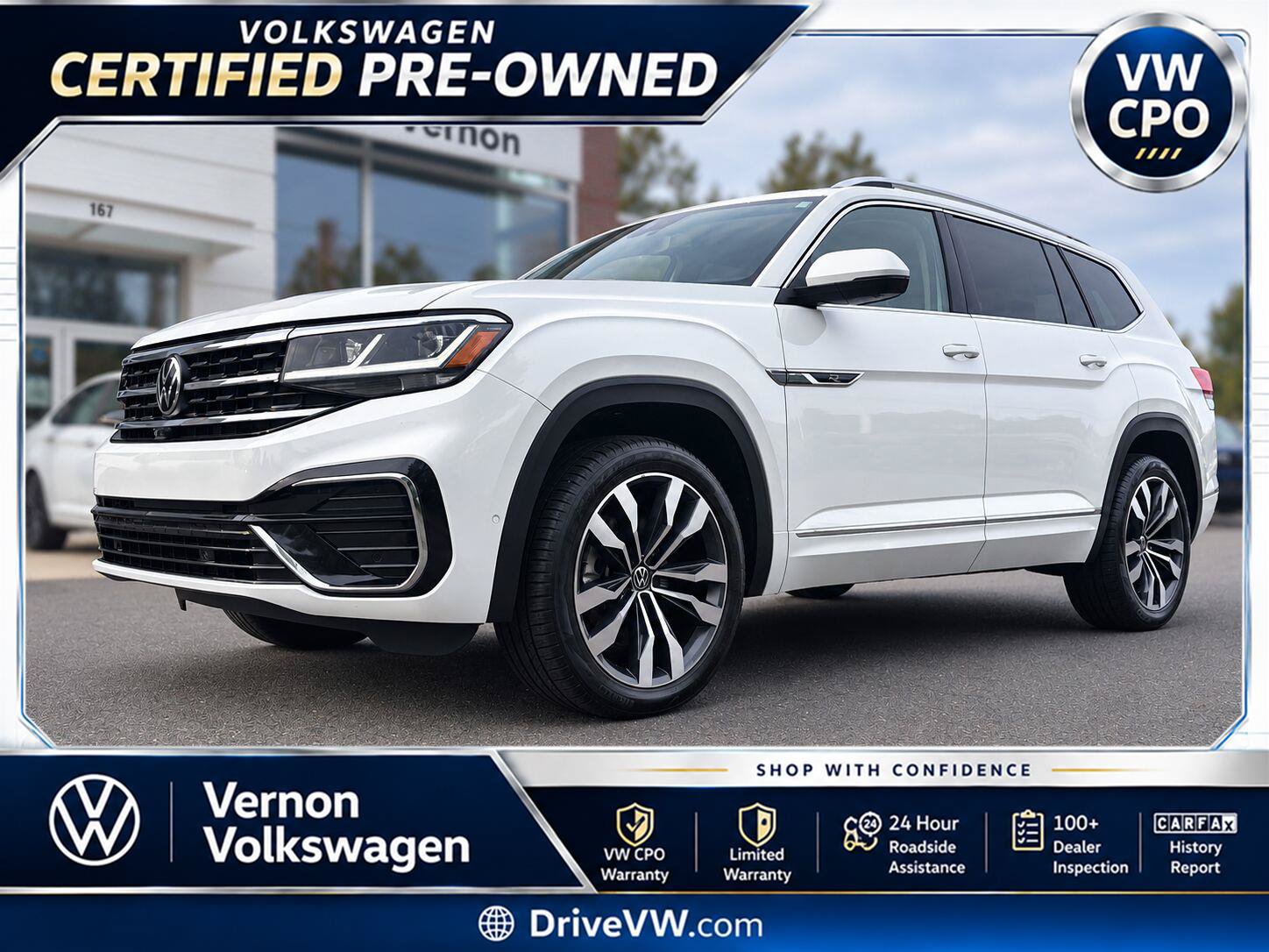 Certified 2023 Volkswagen Atlas SEL Premium