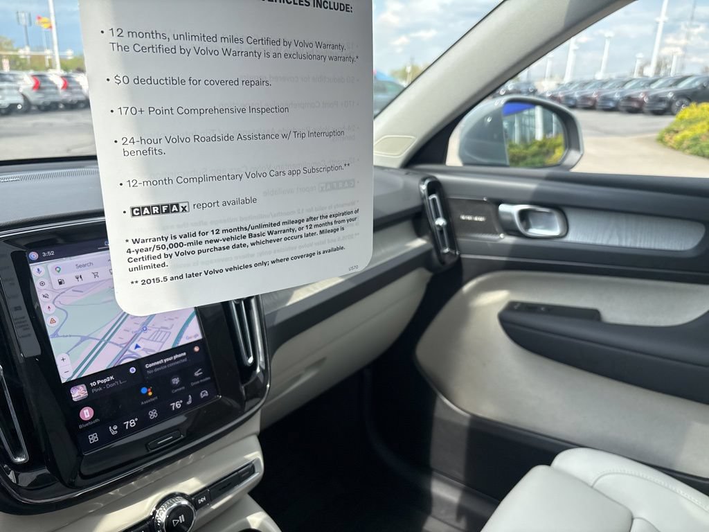 Certified 2024 Volvo XC40 B5 Plus w/ Climate Package AWD/4WD image 35