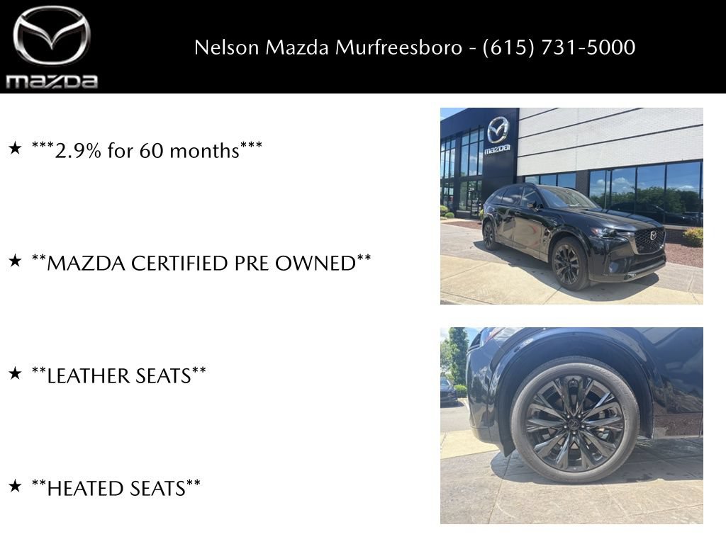 Certified 2026 MAZDA CX-90 3.3 Turbo S w/ Premium Package AWD/4WD image 32