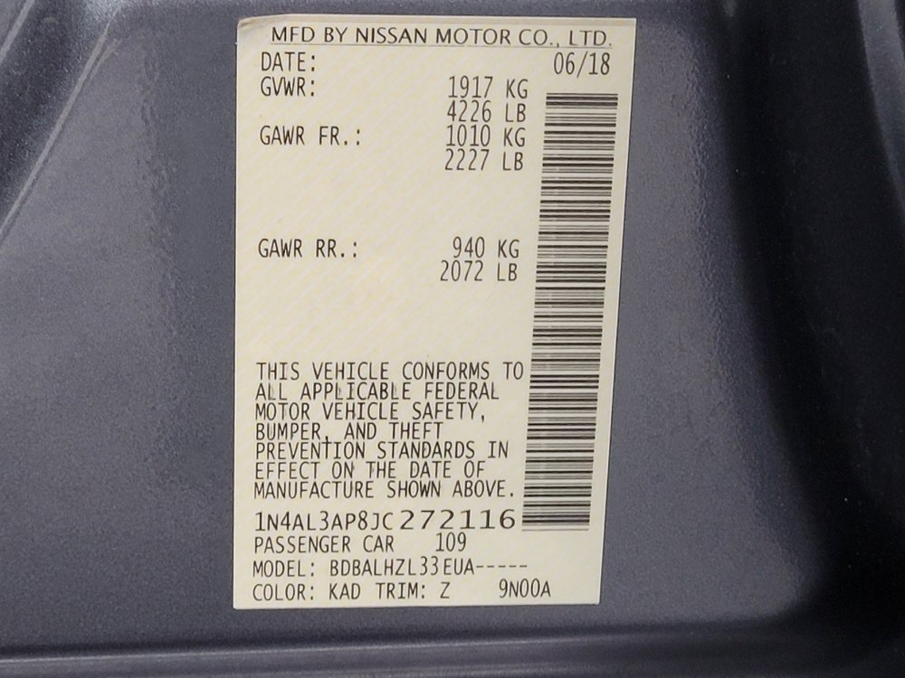 Used 2018 Nissan Altima 2.5 SR FWD image 33