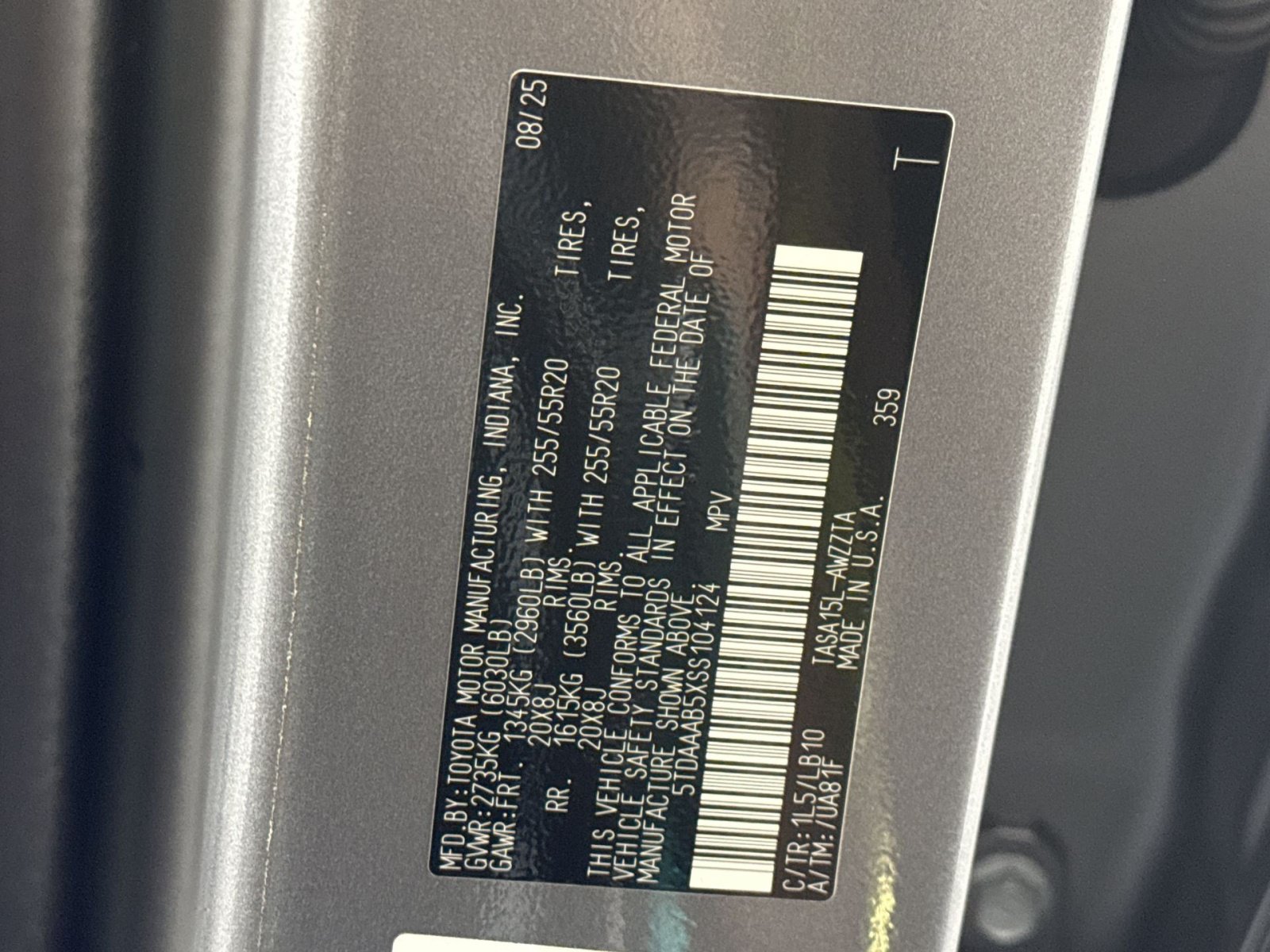 Used 2025 Toyota Grand Highlander AWD image 30